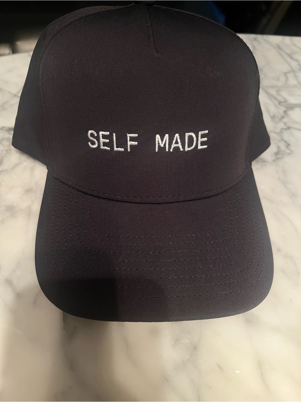 Self Made Embroidered Black Baseball Cap - Men Accessories